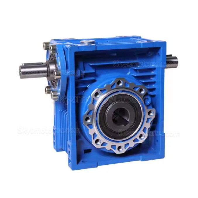 NRV-VS63 Series 0.3-2.8KW Worm Drive Gearbox, Ratio 20:1 118-160nm with Dual Input Shaft